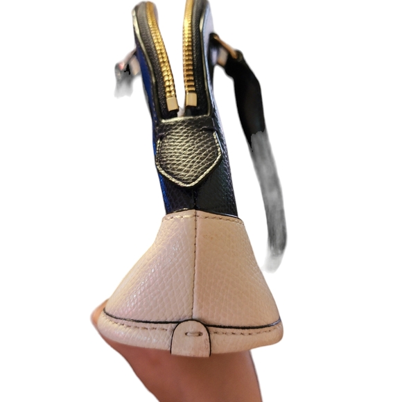 COACH MINI CORA DOMED SATCHEL IN BICOLOR LEATHER - Picture 4 of 5